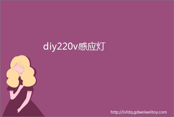 diy220v感应灯