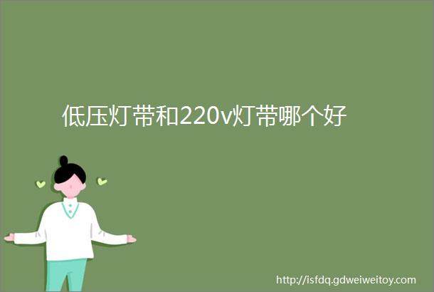 低压灯带和220v灯带哪个好